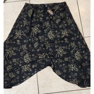 Hot topic thorn & fable skeleton fairy handkerchief skirt L